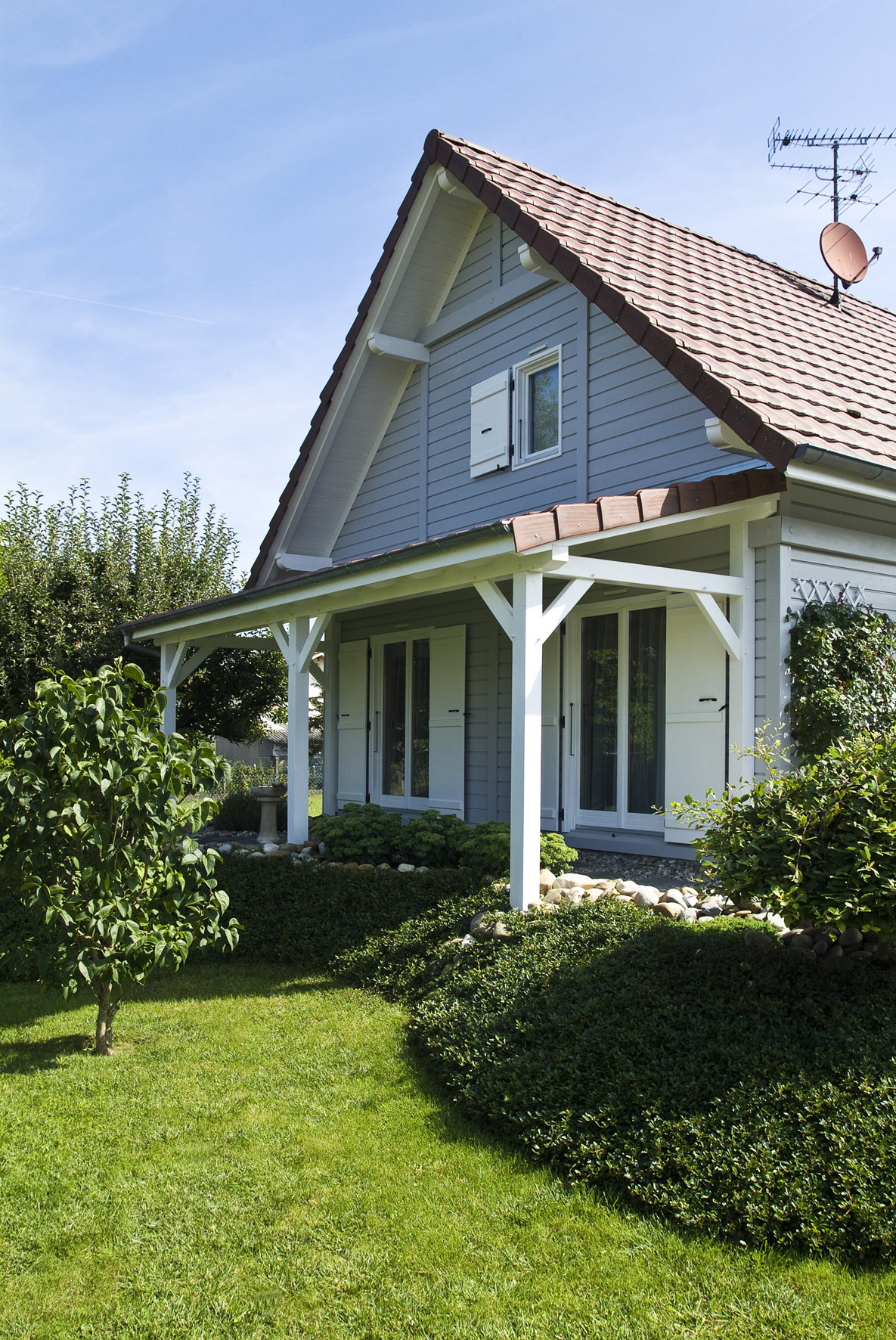 Auvent couverture tuile